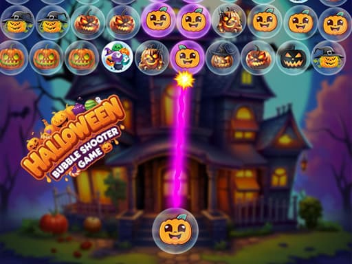 Halloween Bubble Shooting Game